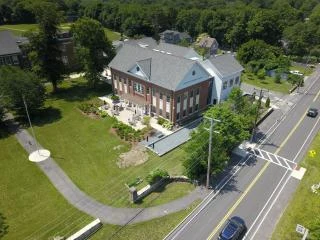 Aerial view of the Scituate Senior Center and its grounds
